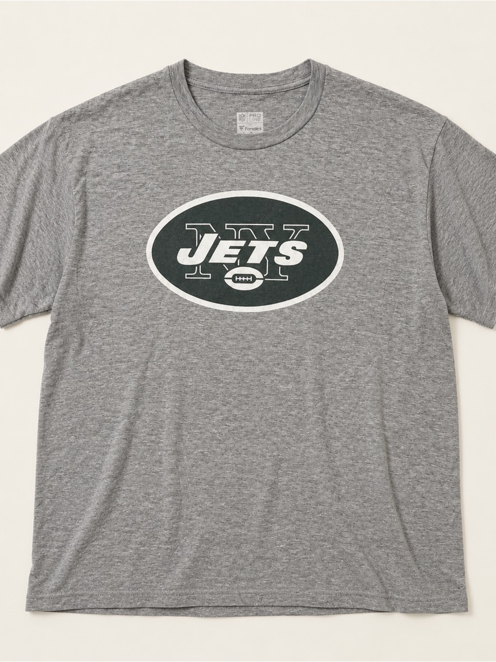 Fan Brand New York Jets Gray Graphic T-Shirt